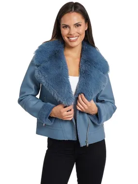 Alana Faux Leather Jacket