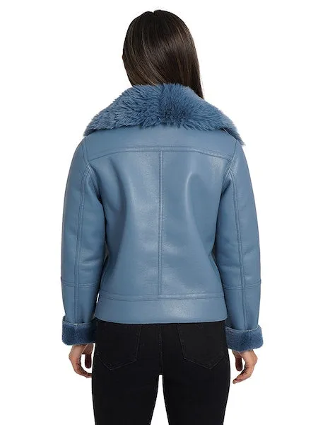 Alana Faux Leather Jacket