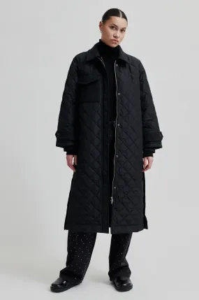 Becca Collar Coat - Vulcan