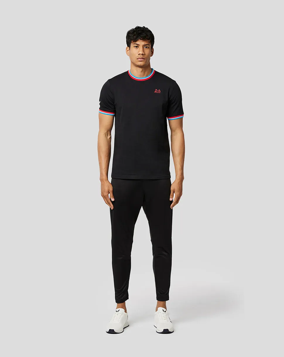 Black Le Mans Cotton Tee