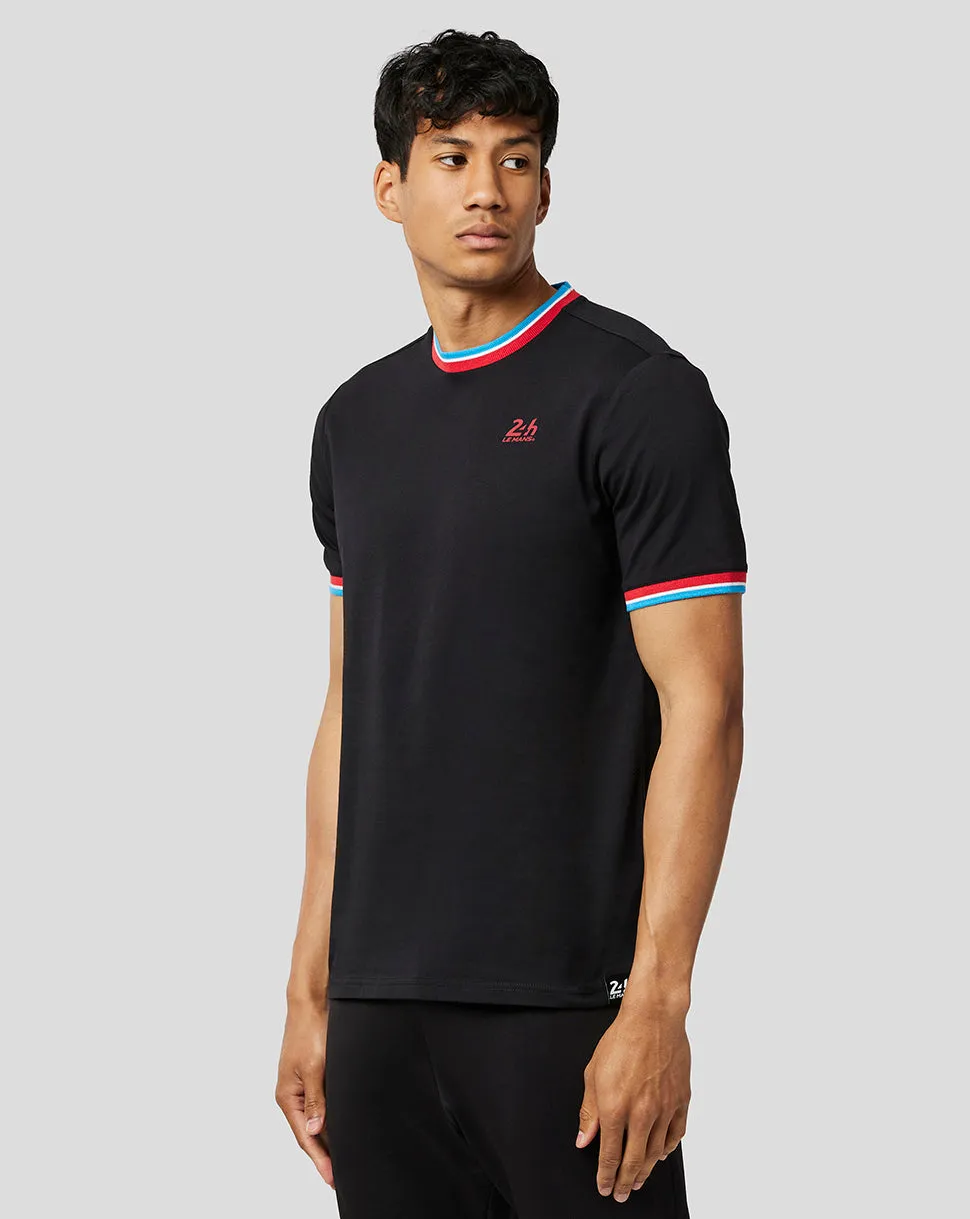 Black Le Mans Cotton Tee