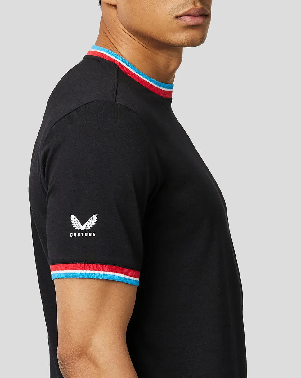 Black Le Mans Cotton Tee