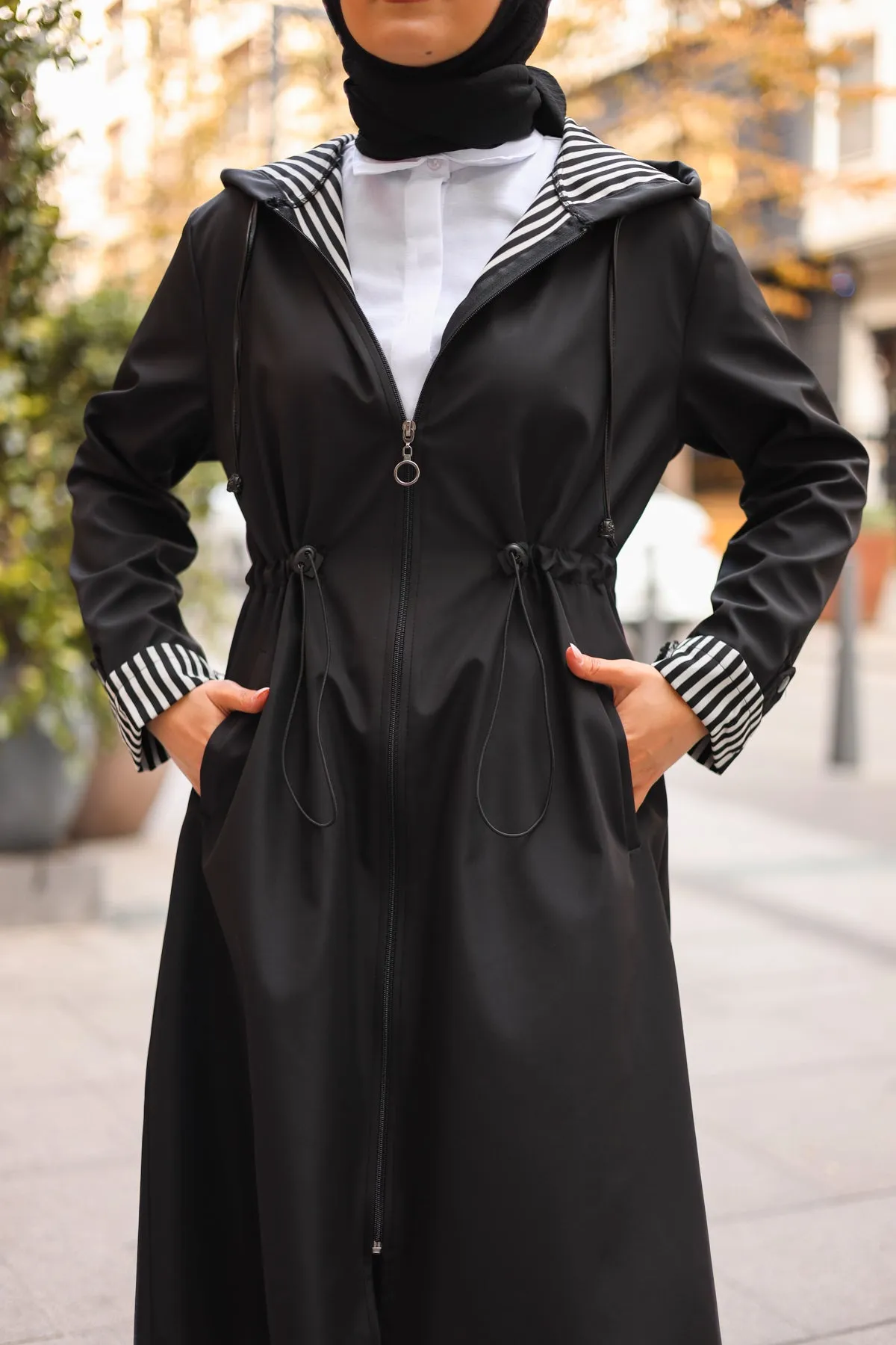 BNG Women Seasonal Trench Coat Black - Clermont