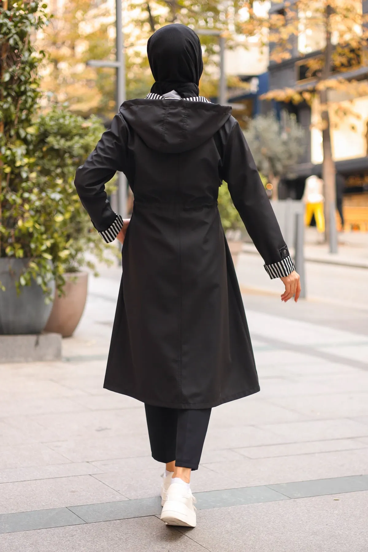 BNG Women Seasonal Trench Coat Black - Clermont