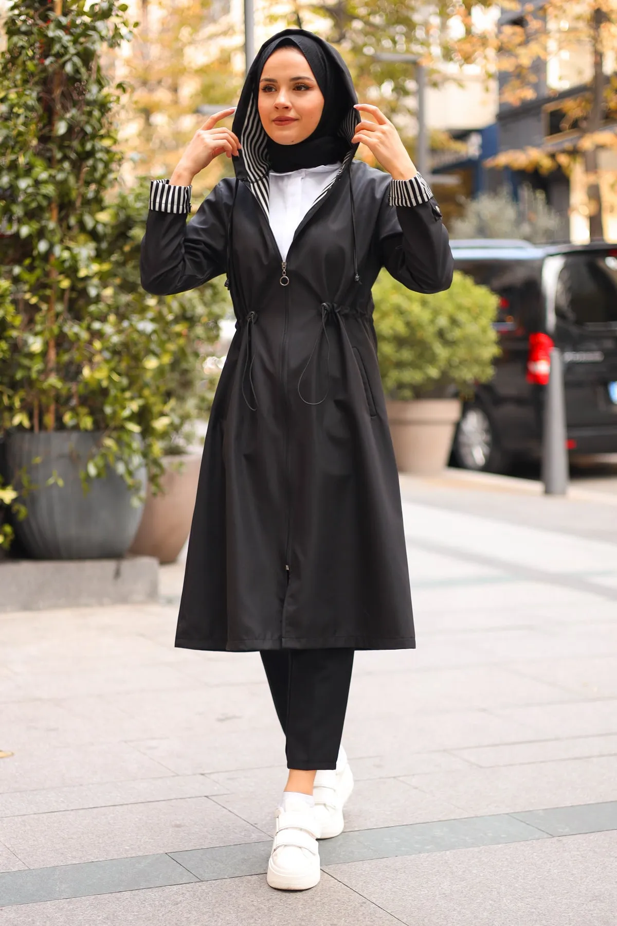 BNG Women Seasonal Trench Coat Black - Clermont