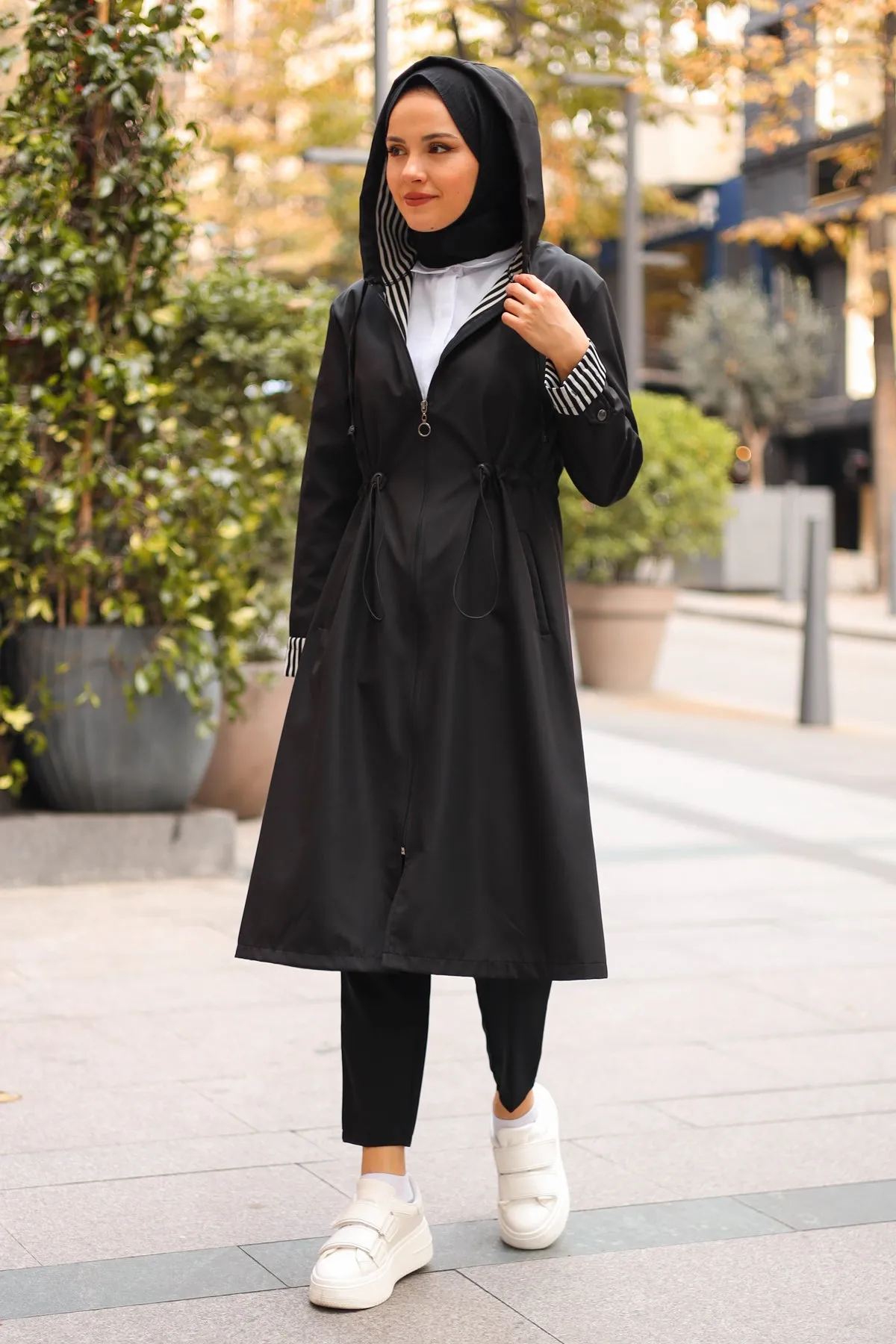 BNG Women Seasonal Trench Coat Black - Clermont