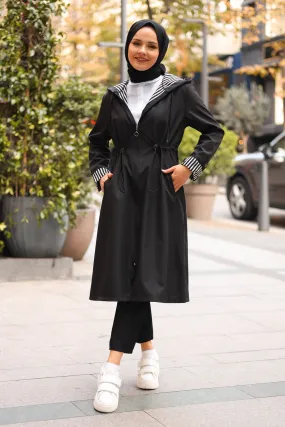 BNG Women Seasonal Trench Coat Black - Clermont