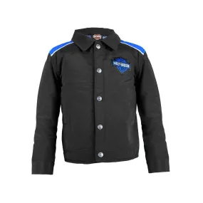 Boy's Quilted Nylon Coat