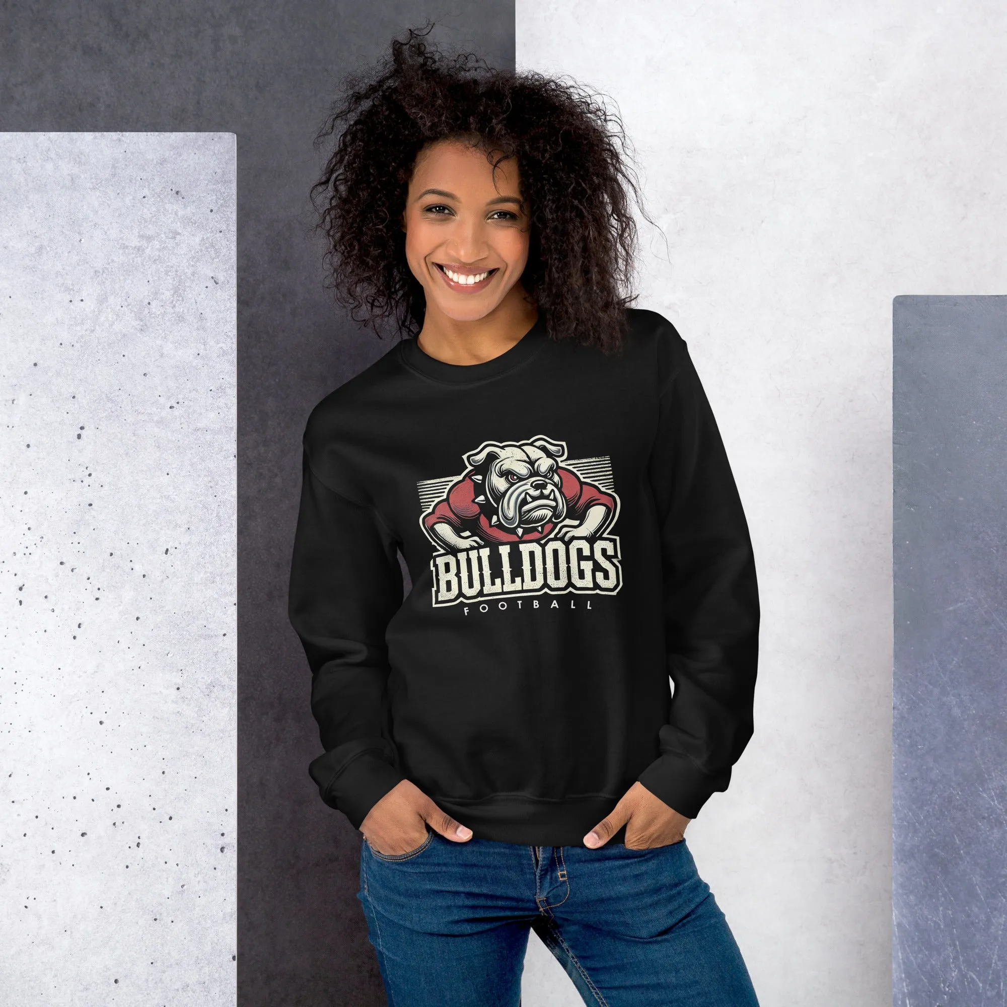 Bulldogs Retro Vintage 80s Sweatshirt