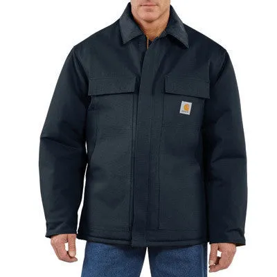 Carhartt 3X Tall Dark Navy Arctic Quilt-Lined 12 Ounce Cotton Duck Traditional Coat