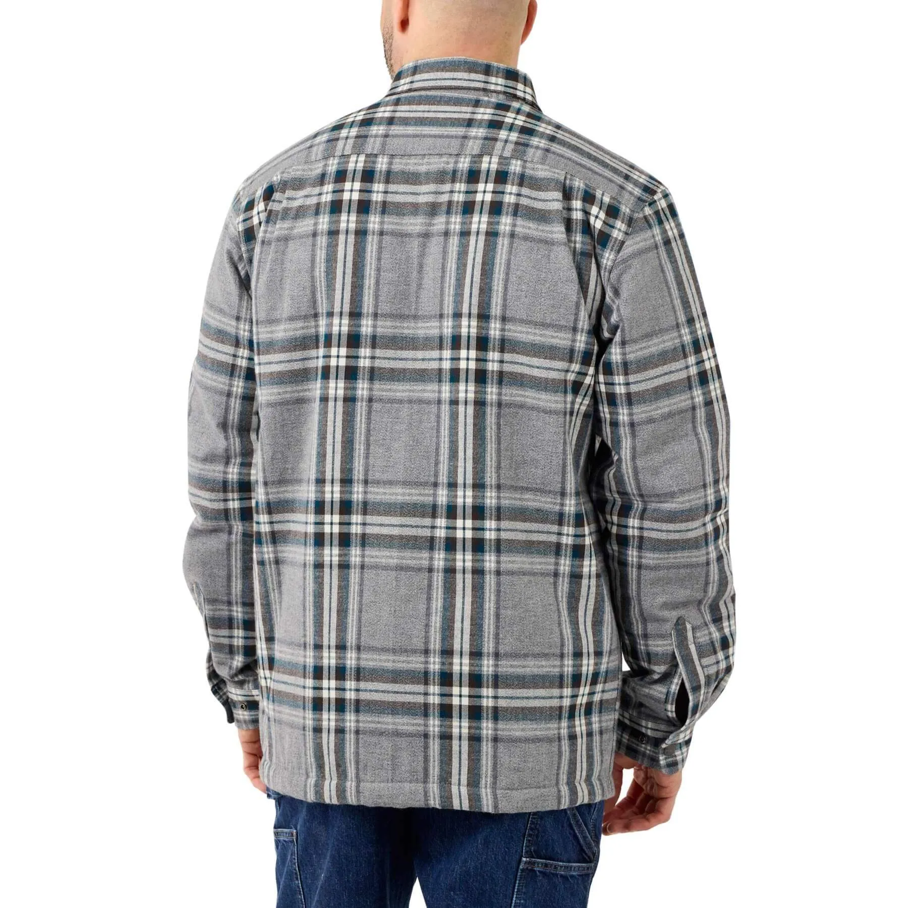Carhartt Heavyweight Flannel Relaxed fit Sherpa Lined Shirt Jacket 105430