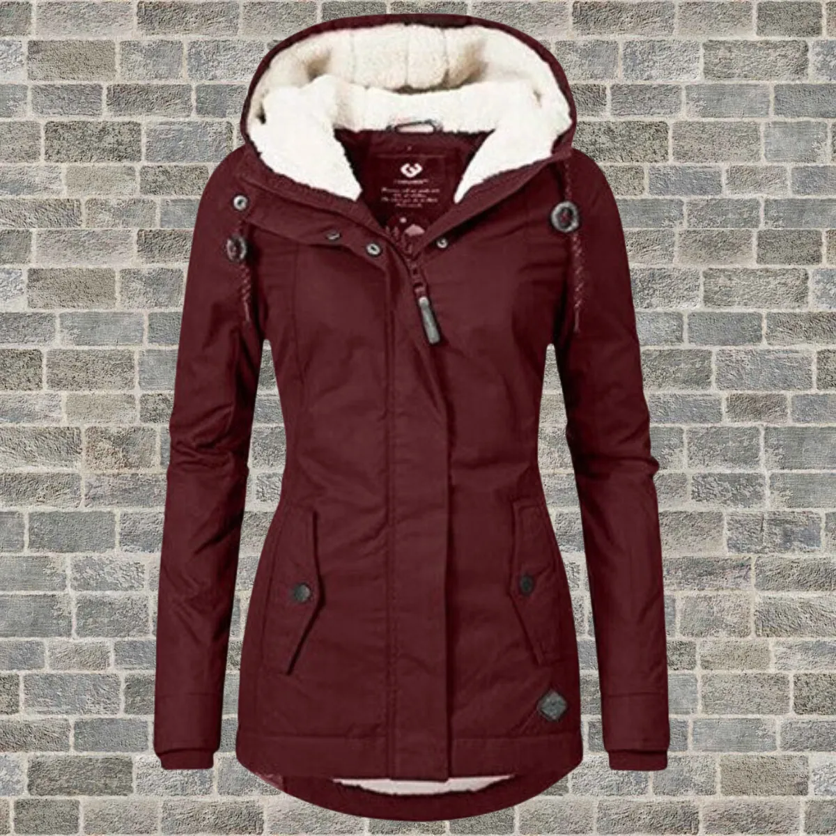 Charlotte | Lambswool-Trimmed Cotton Jacket