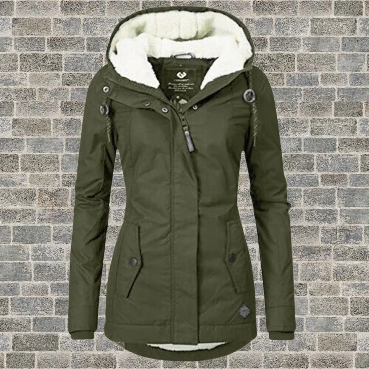 Charlotte | Lambswool-Trimmed Cotton Jacket