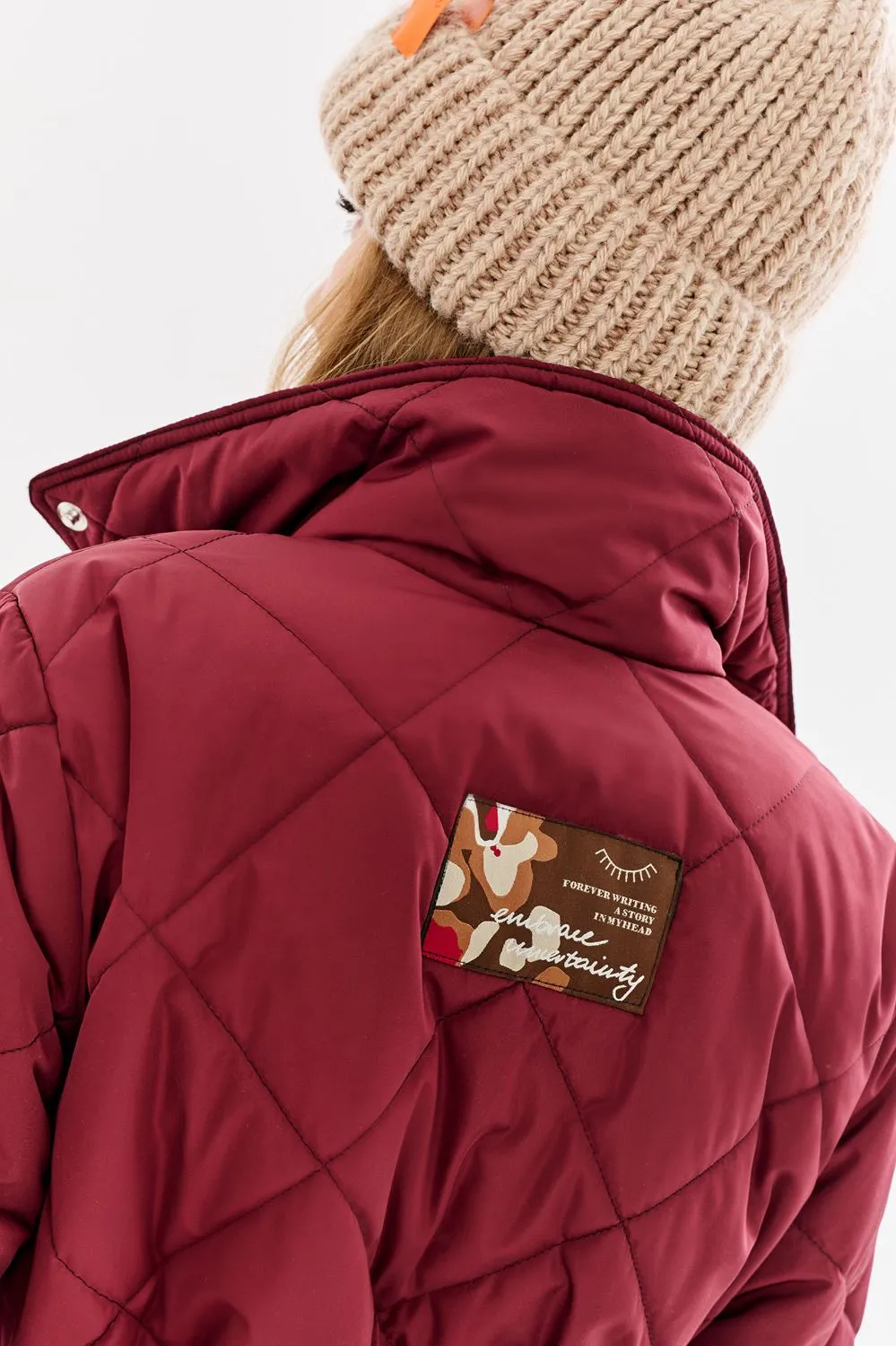 Cherry Charm quilted coat
