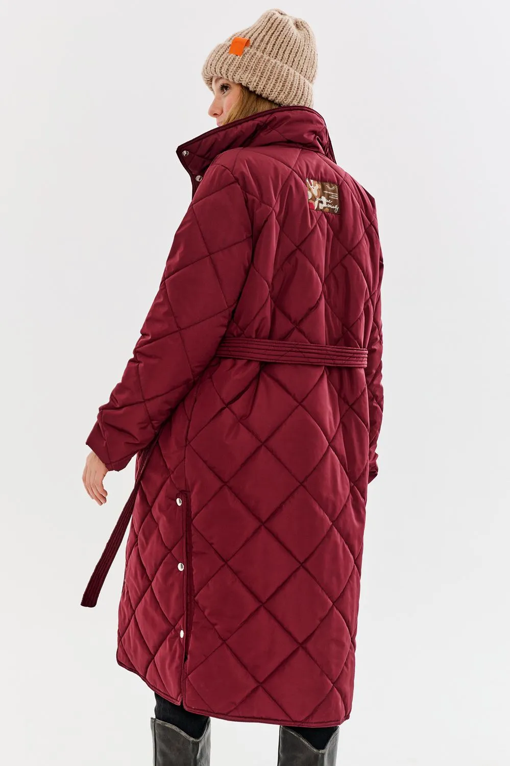 Cherry Charm quilted coat