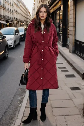 Cherry Charm quilted coat