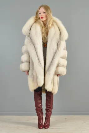 Claude Montana Shadow Fox Fur Coat