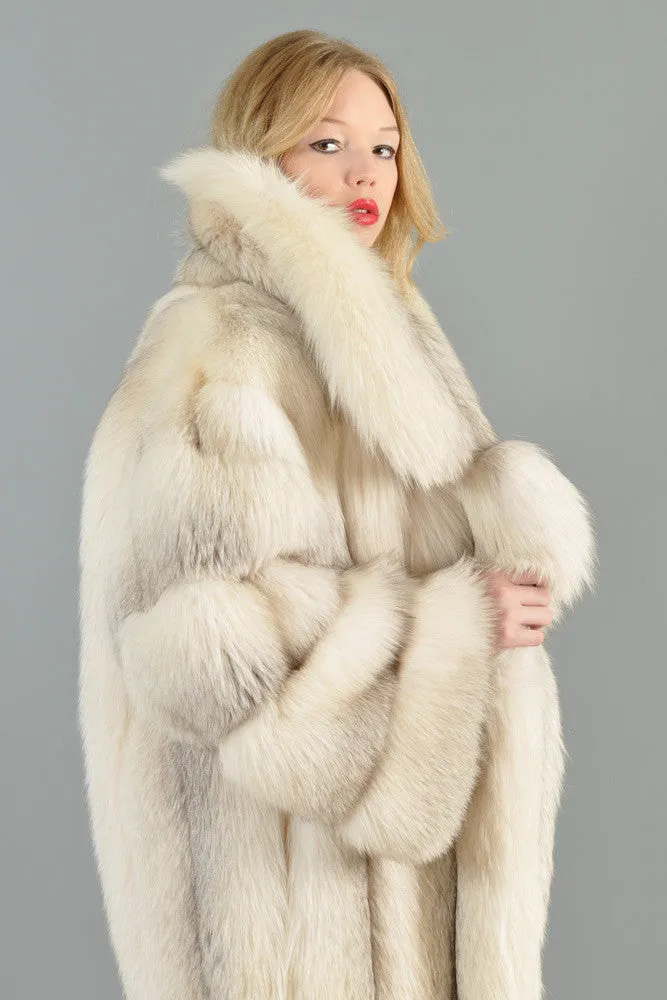 Claude Montana Shadow Fox Fur Coat