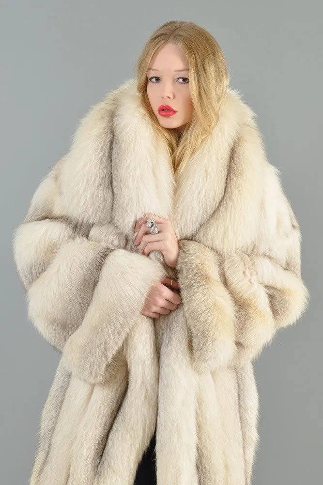 Claude Montana Shadow Fox Fur Coat