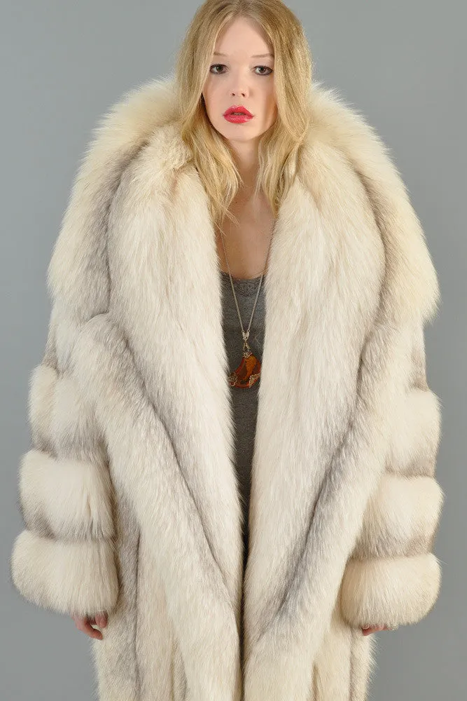 Claude Montana Shadow Fox Fur Coat