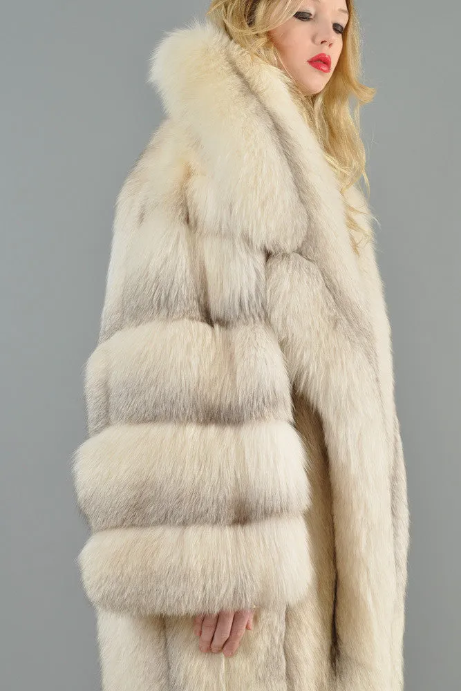 Claude Montana Shadow Fox Fur Coat