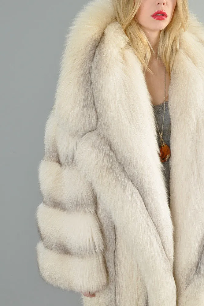Claude Montana Shadow Fox Fur Coat