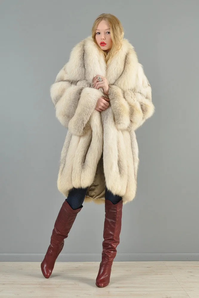 Claude Montana Shadow Fox Fur Coat