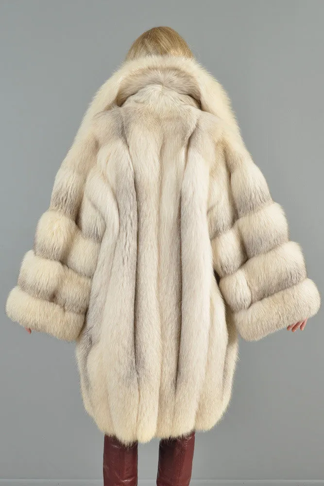 Claude Montana Shadow Fox Fur Coat