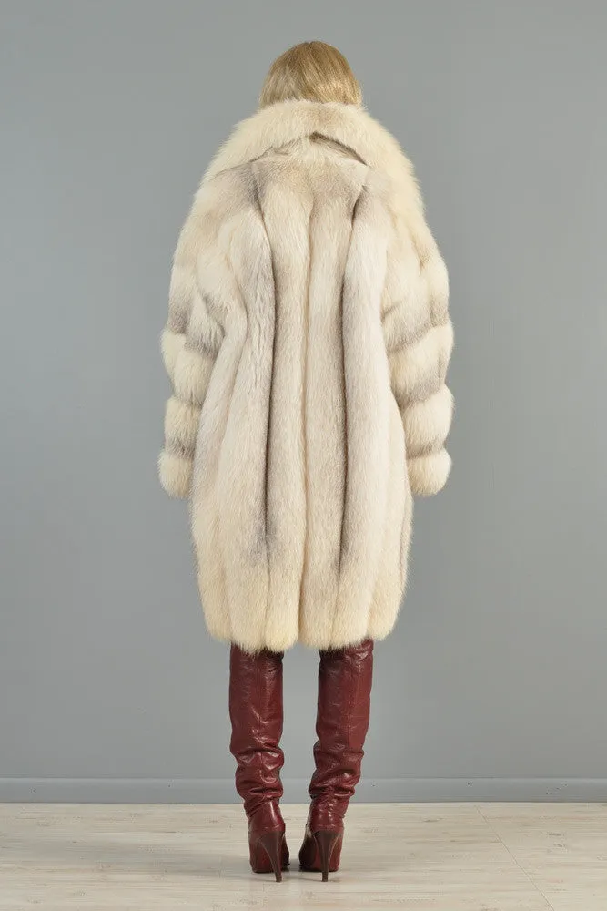 Claude Montana Shadow Fox Fur Coat