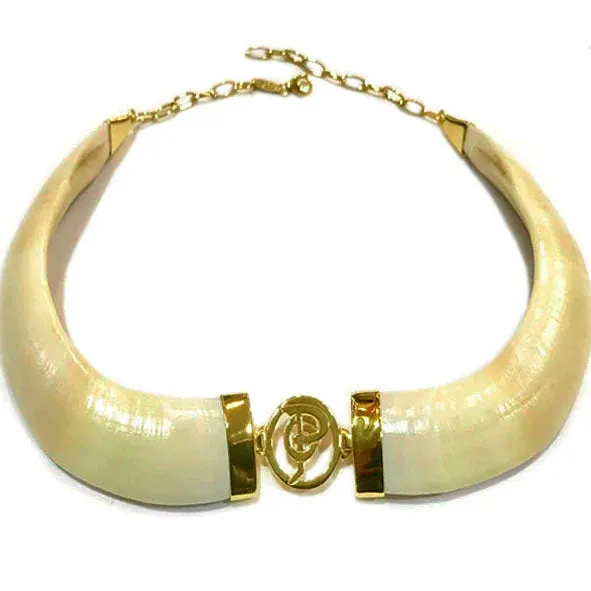 collar jabali personalizado con oro 18 kilates