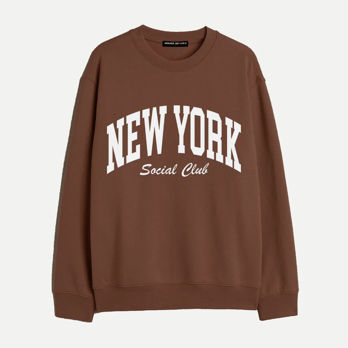 Custom City Social Club Sweatshirt - Chestnut