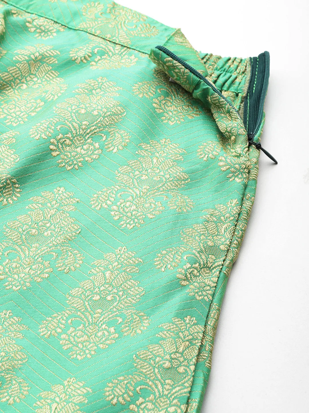 Cutdana Emblished Jacqard Lehenga Choli With Dupatta