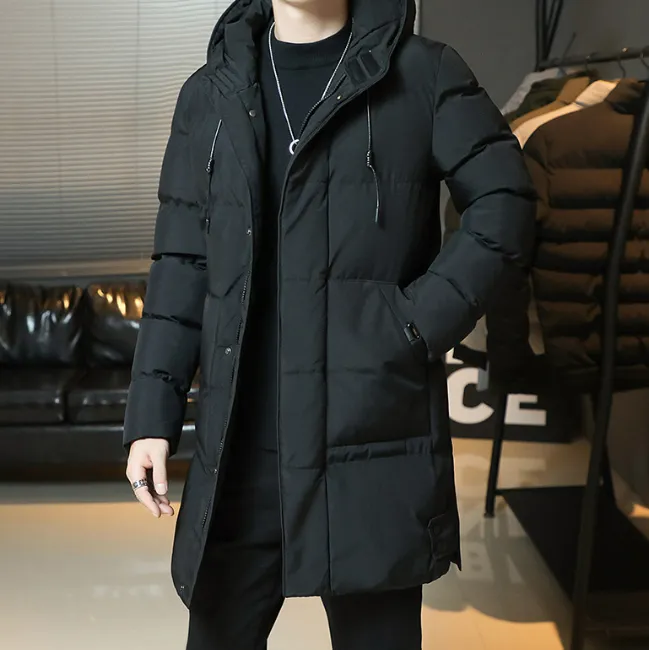Dave Urban Parka | Langer eleganter warmer wasserdichter Wintermantel für Herren für kalte Tage