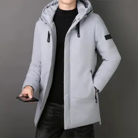Dave Urban Parka | Langer eleganter warmer wasserdichter Wintermantel für Herren für kalte Tage