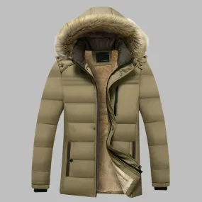 David Explorer Parka | Lange, warme, wasserfeste Herren-Winterjacke mit Fleecefutter