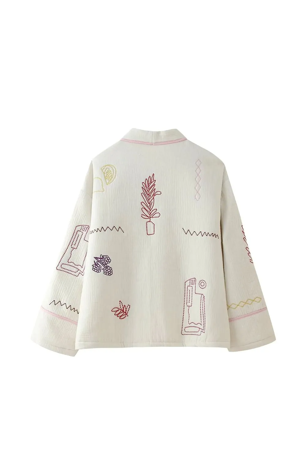 'Ernie' Casual Embroidered Jacket