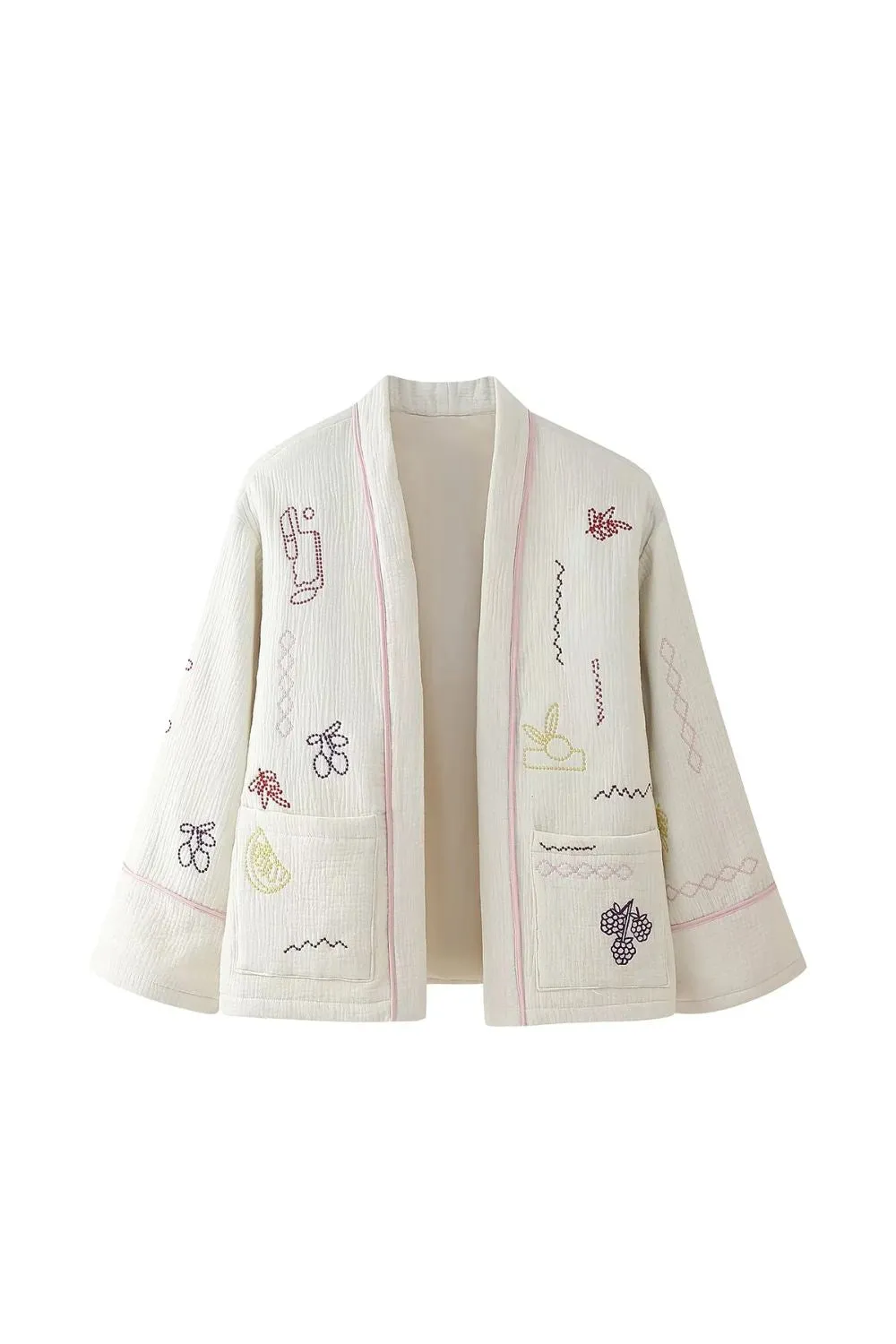 'Ernie' Casual Embroidered Jacket