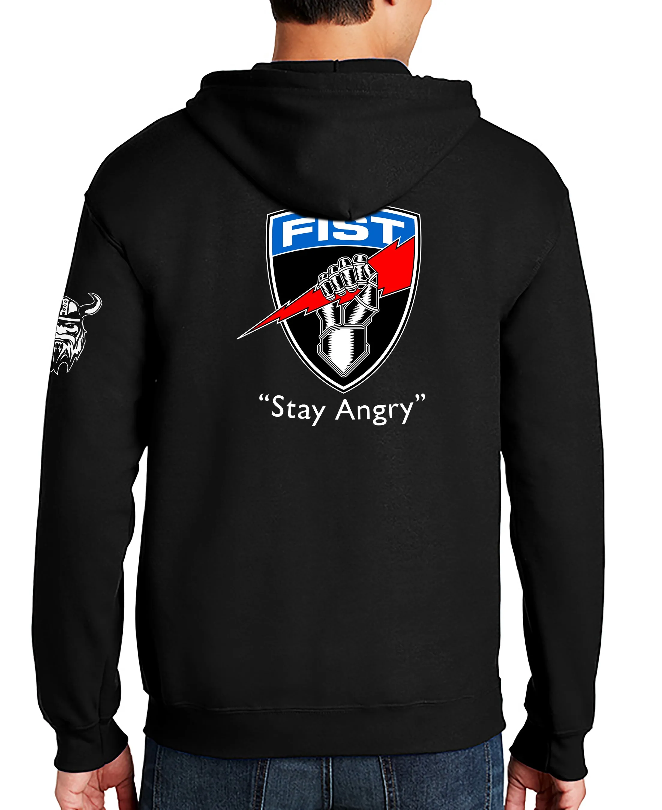 Fist Full Zipper Hoodie Sweatshirt. This sweatshirt is NOT approved for PT.