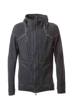 Fleece cold dyed Parka - ST101-0049A Charcoal