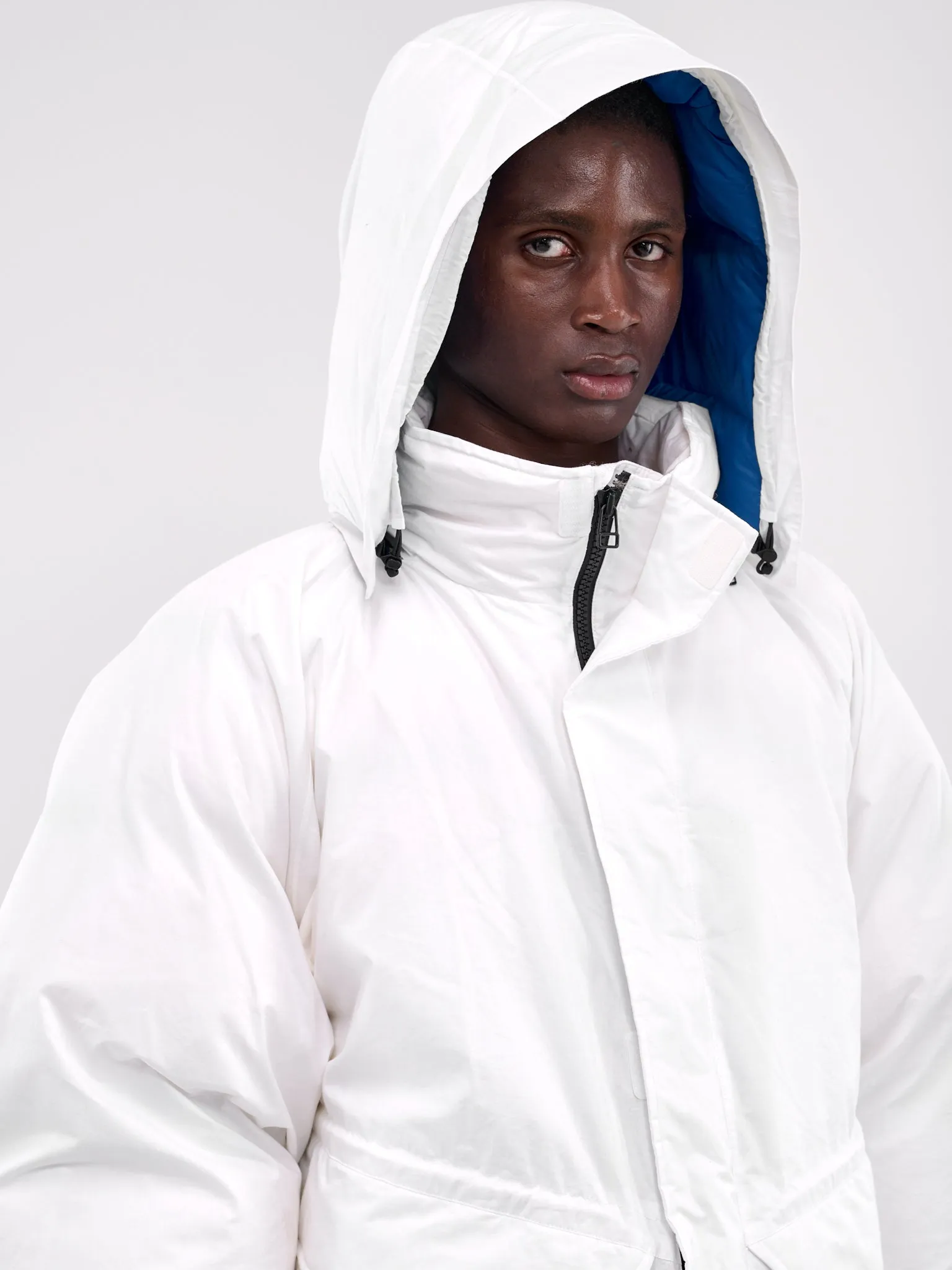 Fur Collar Puffer Jacket (DZ25-111030-WHITE)