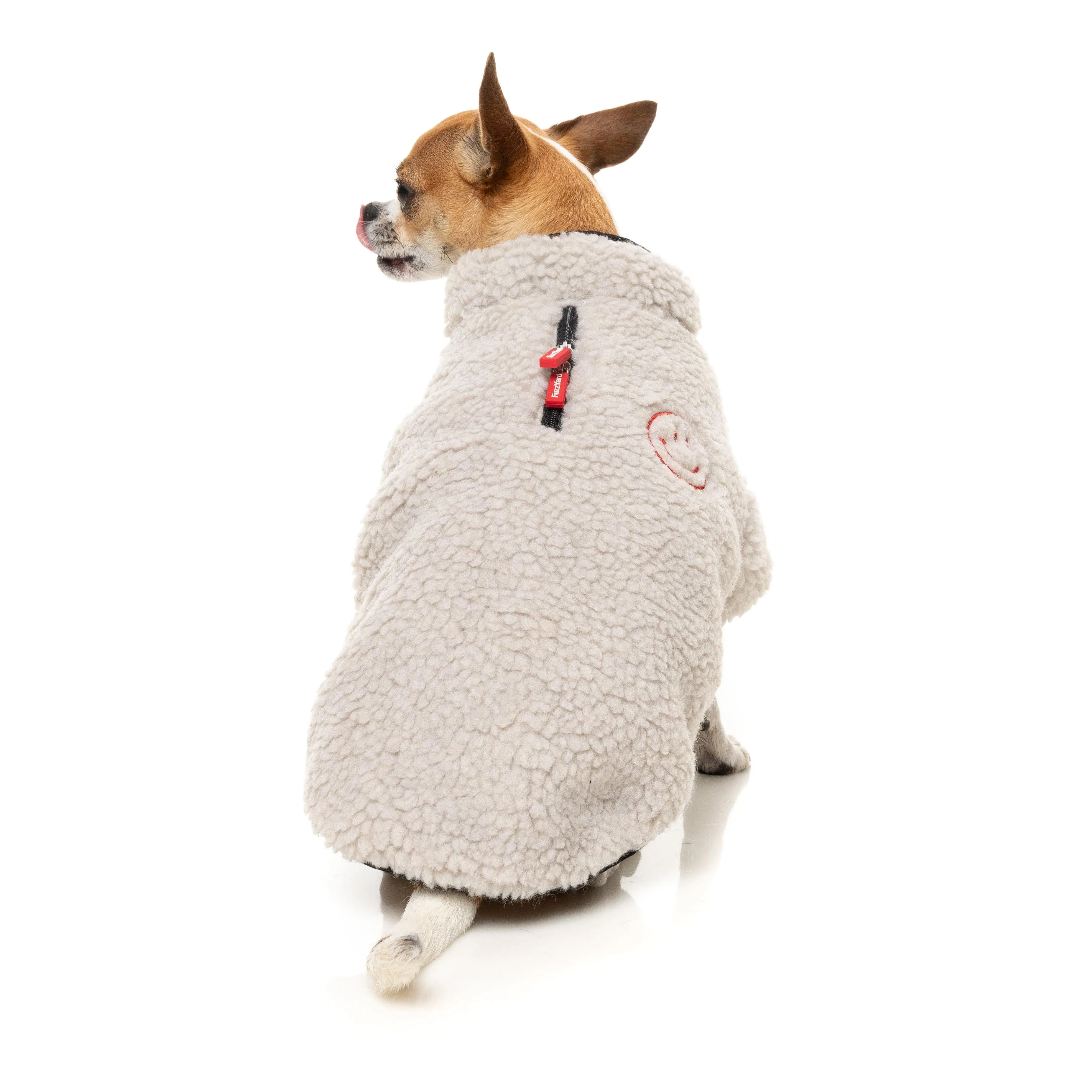 FuzzYard Dog Apparel Jacket Basecamp Stone Size 4