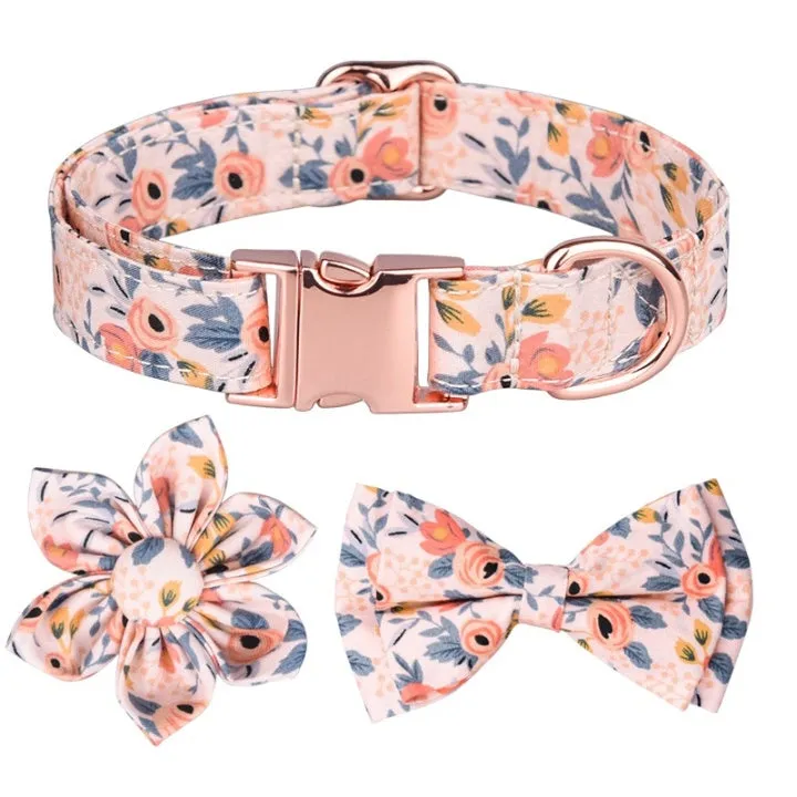 Garden flower pet collar dog collar
