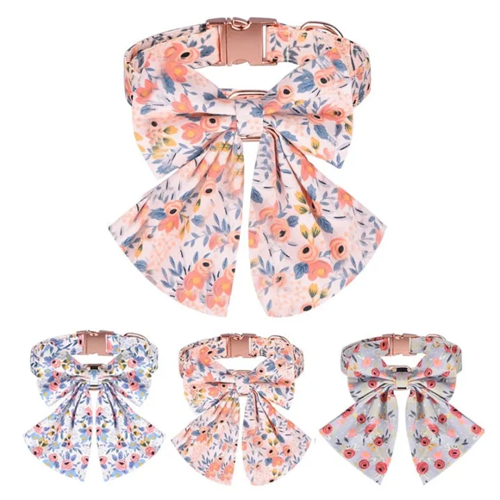 Garden flower pet collar dog collar