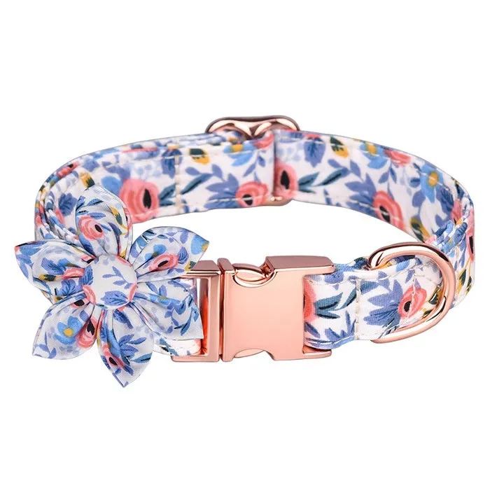 Garden flower pet collar dog collar