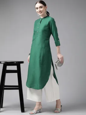 Green Pathani Kurta