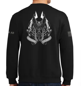 Grey Hellhound 50-50 Blend Crewneck Unisex Sweatshirt. This shirt IS approved for PT.