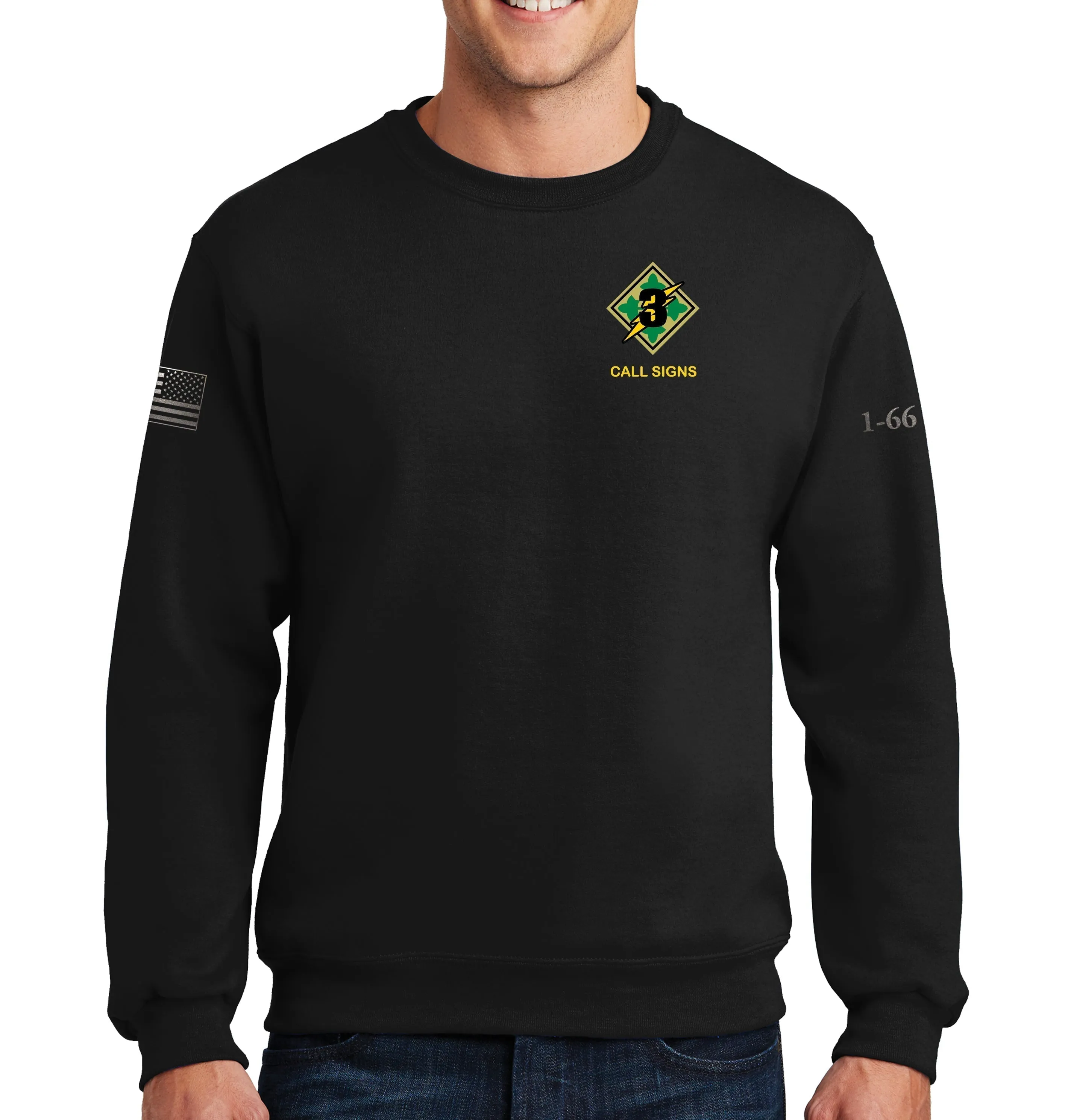 Grey Hellhound 50-50 Blend Crewneck Unisex Sweatshirt. This shirt IS approved for PT.