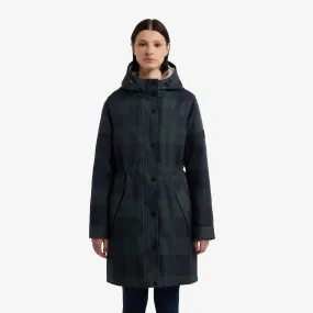 Hunter Women FOUNTAIN BLACKWATCH 3 IN 1 PARKA BLACKWATCH LUXE PLAID