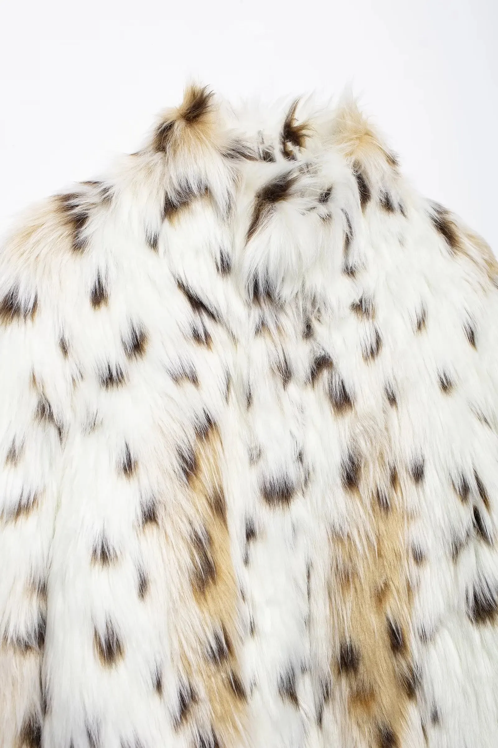Leopard Print Faux Fur Jacket