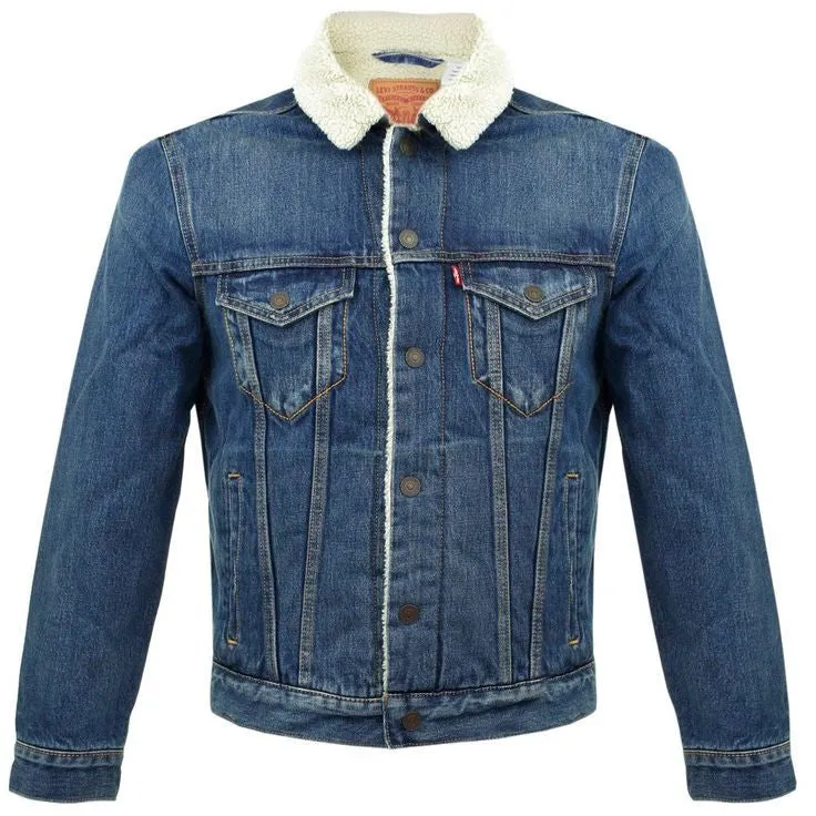 Levi's Type 3 Sherpa Trucker Johnny Denim 163650009 Jacket